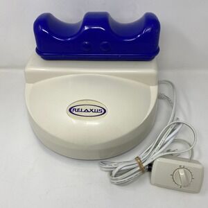 Relaxus Chi Machine Swing Exerciser Blue Cream Wired Timer Remote